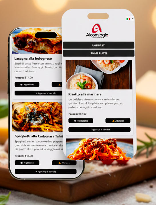 VorreiMenu menu digitale multilingua